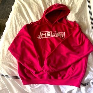 Cotton hawaii logo sweatshirt with hoodie